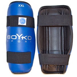 Защита ног BoYko BS - голень, для кикбоксинга, композиционная кожа, синий XXL (bs6013122105), Размер: XXL, Цвет: Синий, изображение 2