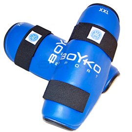 Защита ног BoYko BS - голень, для кикбоксинга, композиционная кожа, синий L (bs6013122103), Размер: L, Цвет: Синий, изображение 3
