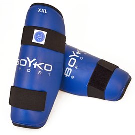 Защита ног BoYko BS - голень, для кикбоксинга, композиционная кожа, синий 5XL (bs6013122108), Размер: 5XL, Цвет: Синий, изображение 4