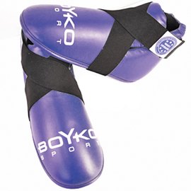 Захист ніг BoYko BS - гомілковостоп та стопа, для кікбоксингу, синій XXL (bs6033402105), Розмір: XXL, Колір: Синій