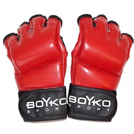 Перчатки для самбо BoYko BS композиционная кожа красные M (bs6124202202), Размер: M