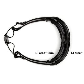 Очки защитные с уплотнителем Pyramex i-Force Slim Anti-Fog зеркальные полутемные (2АИФО-80), Цвет линз: Затемнённый, изображение 6