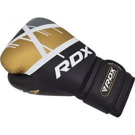 Боксерские перчатки RDX F7 Ego Black Golden 10 ун. (3071_40291), Вес: 10 унций, Цвет: Чёрный, изображение 3