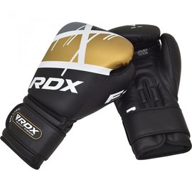 Боксерские перчатки RDX F7 Ego Black Golden 10 ун. (3071_40291), Вес: 10 унций, Цвет: Чёрный, изображение 5
