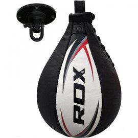 Пневмогруша боксерская RDX 2Y Boxing Speed Ball Leather Multi White/Red (541_30306)