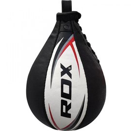 Пневмогруша боксерская RDX 2Y Boxing Speed Ball Leather Multi White/Red (541_30306), изображение 2