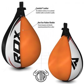Пневмогруша боксерская RDX 2Y Boxing Speed Ball Leather Multi White/Red (541_30306), изображение 4