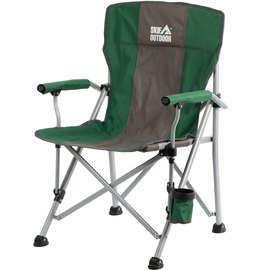 Стул раскладной Skif Outdoor Council green/gray (QP-FS10GGR), Цвет : Зелёный/Серый, изображение 2