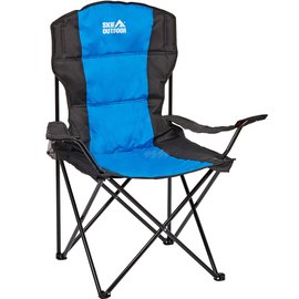 Стул раскладной Skif Outdoor Soft Base black/blue (ZF-F001BBL), Цвет : Чёрный/Синий