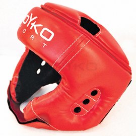 Боксерский шлем BoYko №2 композиционная кожа красный L (bs6246012303), Размер: L, изображение 2