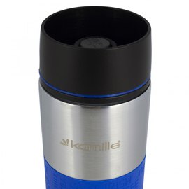 Термокружка Kamille 420мл синий KM-2098, Цвет: Синий, изображение 4