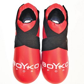 Захист ніг BoYko BS - гомілка і гомілковостоп (фути) червоний S (bs6030222301), Розмір: S, Колір: Червоний