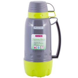 Термос Kamille 1800мл серый/салатовый KM-2081, Цвет: light green