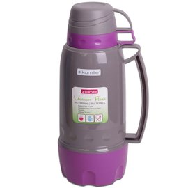 Термос Kamille 1800мл серый/фиолетовый KM-2081, Цвет: Violet
