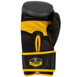 Боксерські рукавички Power System PS 5005 Challenger Black/Yellow 16 унцій (PS-5005_16oz_Black/Yellow), Вага: 16 унцій, зображення 3