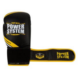 Боксерські рукавички Power System PS 5005 Challenger Black/Yellow 14 унцій (PS-5005_14oz_Black/Yellow), Вага: 14 унцій, зображення 5