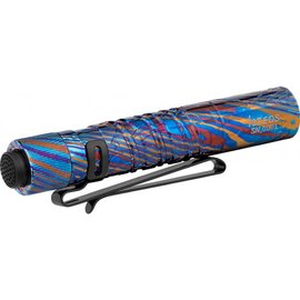 Фонарь Olight I3T EOS Titanium Damascus, Цвет: Синий, изображение 2