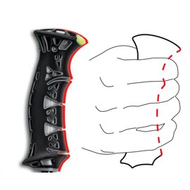 Палки лыжные Gabel HS-R Black/Red 120 (7009150091200), изображение 5