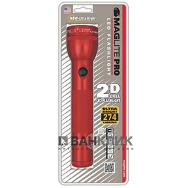 Фонарь Maglite 2D (красный) в блистере (S2D036R)