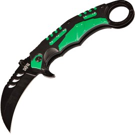 Ніж керамбіт Skif Plus Cockatoo green SPK2G, Колір: Зелений, Марка сталі: 3Cr13, Матеріал рукояті: Пластик