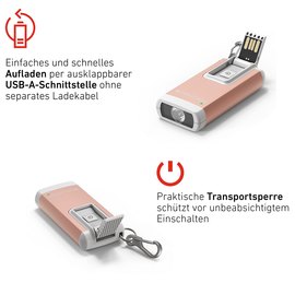 Фонарь-брелок LedLenser K6R Gray 502577, изображение 6