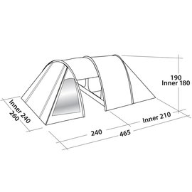 Палатка Easy Camp Galaxy 400 Steel Blue (120413) 929573, изображение 3