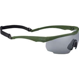 Баллистические очки Swiss Eye Blackhawk 3 компл. сменных линз, футляр олива 40423, Цвет оправы: Оливковый, Цвет линз: Чёрный, Прозрачный, Оранжевый