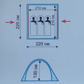 Намет Tramp Swift 3 (v2), TRT-098, зображення 3