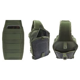 Тактический рюкзак Brandit-Wea US Cooper sling medium olive 8036-1-OS, Цвет: Оливковый, изображение 4