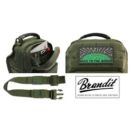Тактический рюкзак Brandit-Wea US Cooper sling medium olive 8036-1-OS, Цвет: Оливковый, изображение 5