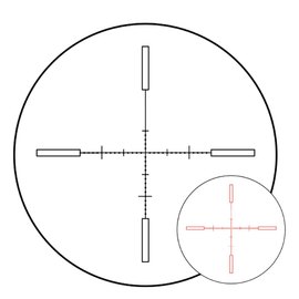 Оптичний приціл Immersive Optics 14x50 Mildot with MOA adjustable mounts (1450MD-M), зображення 5
