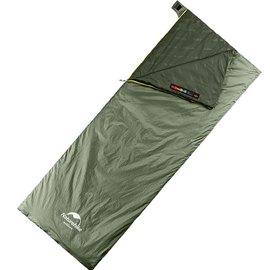 Спальный&nbsp;мешок&nbsp;Naturehike Lightweight Summer LW180 NH21MSD09, (15&deg;C), p-p M, светло-зеленый 6927595777930