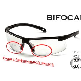 Бифокальные защитные очки Pyramex Ever-Lite Bifocal (+1.5) прозрачные (2ЕВЕРБИФ-10Б15), изображение 4