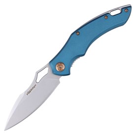 Нож Fox Sparrow blue (FE-030), Цвет : Голубой, Марка стали: 9Cr13, Материал рукояти: Алюміній