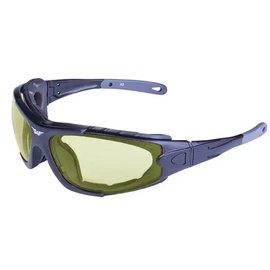 Очки защитные Global Vision Shorty Photochromic (yellow) Anti-Fog (1ШОРТ24-30), Цвет оправы: Фиолетовый, Цвет линз: Жёлтый