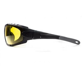 Очки защитные Global Vision Shorty Photochromic (yellow) Anti-Fog (1ШОРТ24-30), Цвет оправы: Фиолетовый, Цвет линз: Жёлтый, изображение 2