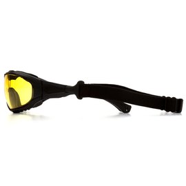 Очки защитные Pyramex V3T (amber) Anti-Fog, жёлтые (PM-V3T-AM1), Цвет оправы: Чёрный, Цвет линз: Жёлтый, изображение 4