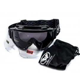 Защитные очки Global Vision Wind-Shield KIT Anti-Fog, сменные линзы (1ВИНДКИТ), изображение 2