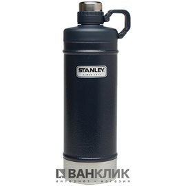 Класический термос Stenley объемом 0,62 л темно-синий (6939236321792)