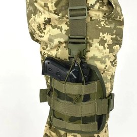 Кобура TTX на бедро для ПМ с Molle мультикам (LE2440)