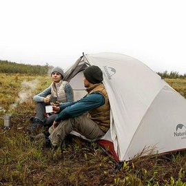 Палатка Naturehike Star-River 2 Updated NH17T012-T серый/красный (6927595772683), изображение 4