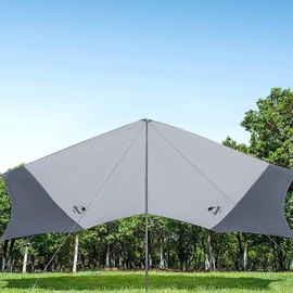 Тент для кемпинга Naturehike Hexagon NH16T013-S серо-синий 6927595777794, изображение 6