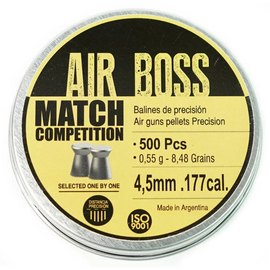 Свинцовые пули AIR BOSS Mach Competition 4.52 mm (500 шт) 0,55 г