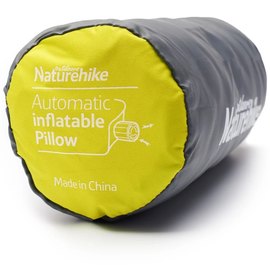 Подушка самонадувная Naturehike Sponge automatic NH17A001-L желтый (6927595777404), Цвет: Жёлтый, Размеры: 46×27х9,5 см, изображение 4