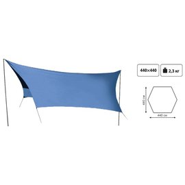 Тент із стійками Tramp Lite Tent blue TLT-036, зображення 2