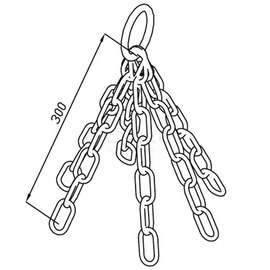 Боксерский мешок BoYko BS цилиндрический, кожа, 200х40 см на 6 цепях М6 (bs0411401307), изображение 2