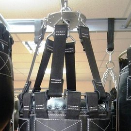 Боксерский мешок BoYko BS цилиндрический, кожа, 200х40 см на 6 ремнях (bs0411403107), изображение 2