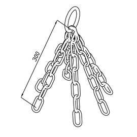 Боксерский мешок BoYko BS цилиндрический, ПВХ, 200х40 см на 6 цепях М6 (bs0412401307), изображение 4