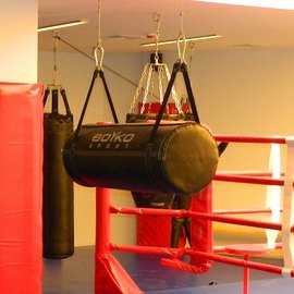 Боксерский мешок BoYko BS горизонтальный, ПВХ, 110х40 см на ремнях (bs0452403110), изображение 3