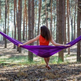 Гамак Levitate Chill violet, Цвет: Фиолетовый, изображение 2